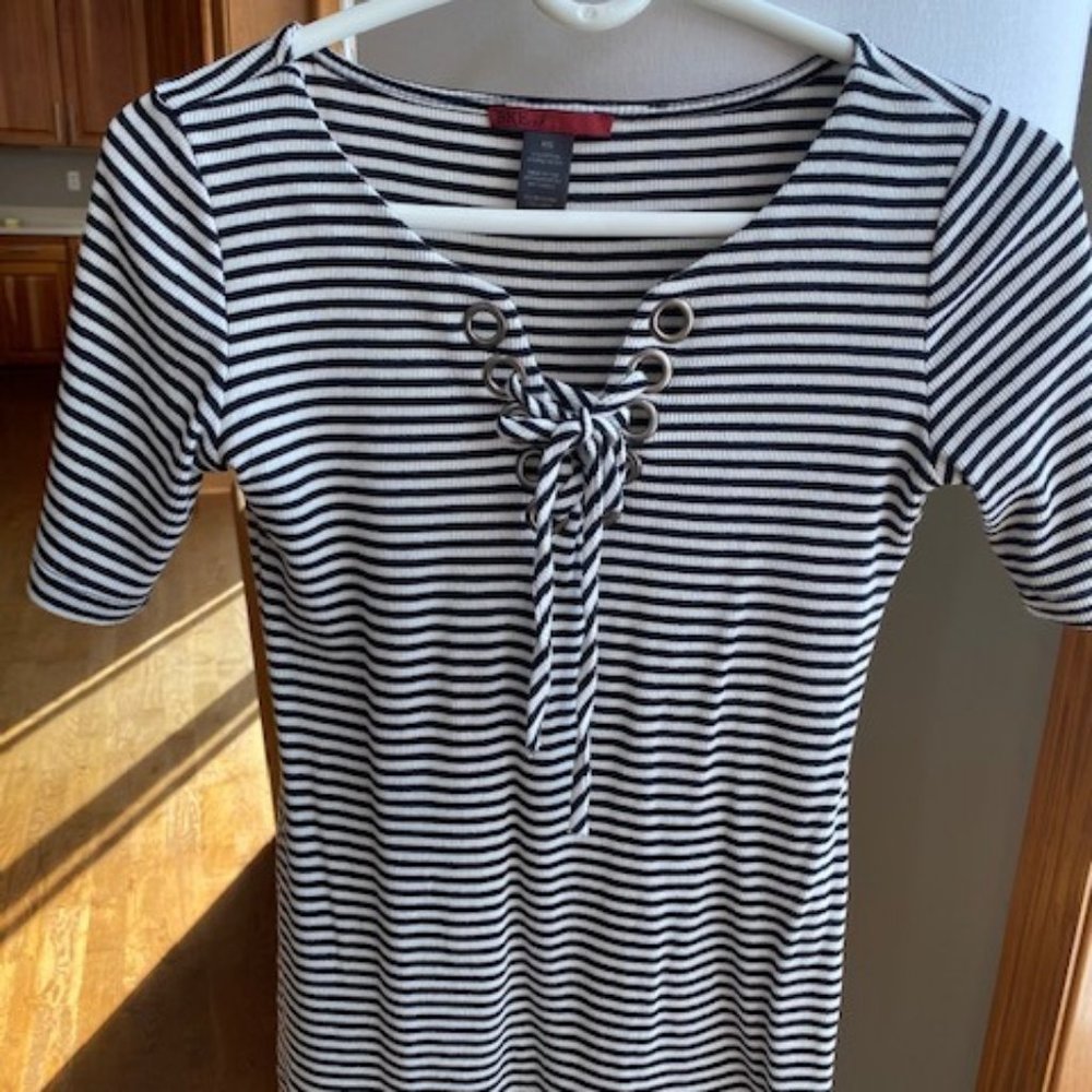 blouse, stripped, size extra small